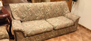 Set di 2 divani classici in tessuto