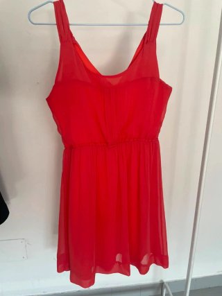 Abito corto corallo Pull&Bear S