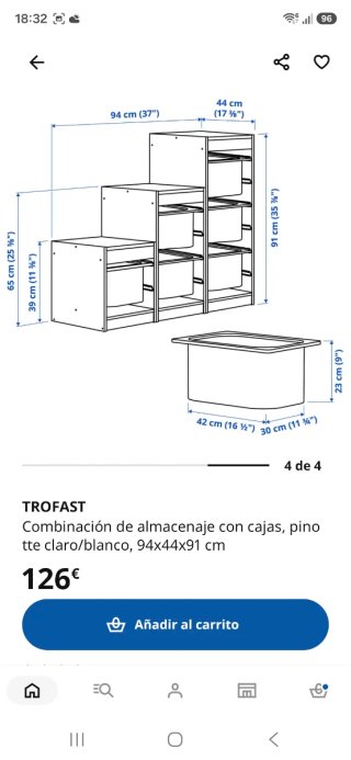 Mueble Infantil almacenaje Ikea
