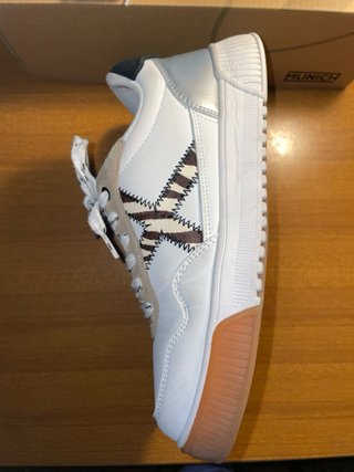Zapatillas Munich Mujer Marrón y Blanco