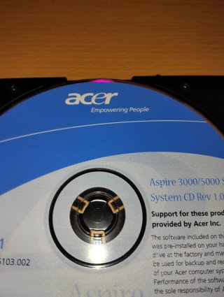 Set CD Ripristino Originali Acer Aspire 3000/5000