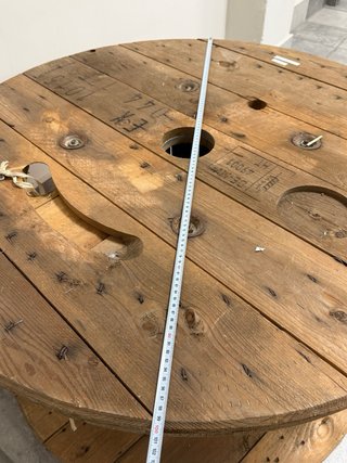 Bobina de madera para cables