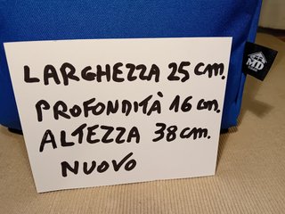 Zainetto MD Casa Blu 25x16x38 Nuovo