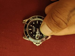 Reloj Rolex Submariner Negro y Plateado automatico