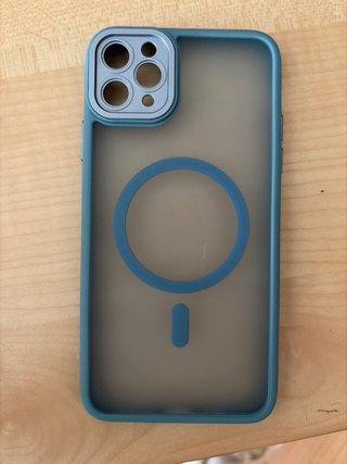 Custodia per iPhone 11 Pro Max traslucida blu