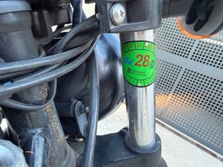 Hyosung GV 125 S Naranja 7700km