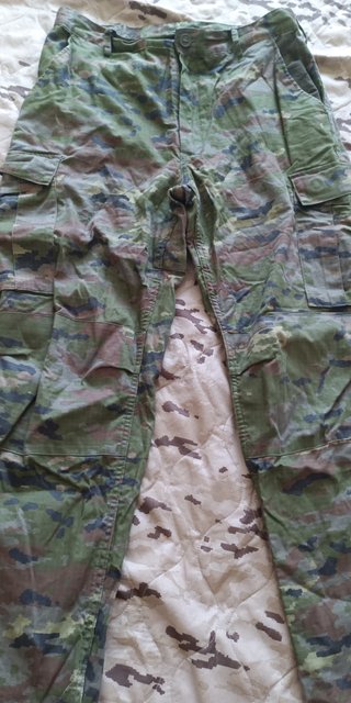Pantalones de camuflaje militares 2N