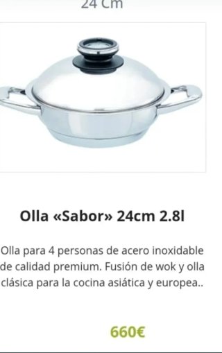 Olla AMC EURASIA 24cm 2.8L sabor