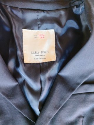 Americana Zara Niño Azul Marino Talla 13/14