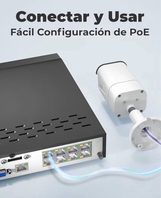 Kit Cámaras Seguridad Reolink 4K PoE NVR 8CH