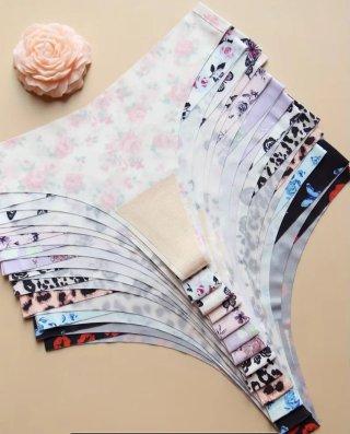 13 Bragas Mujer Talla Única Estampadas