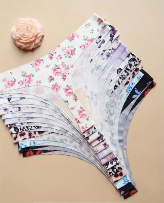 13 Bragas Mujer Talla Única Estampadas