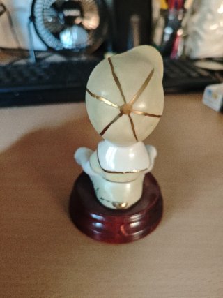 Figura Pato Porcelana Galos