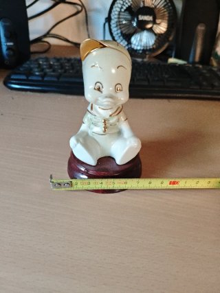 Figura Pato Porcelana Galos