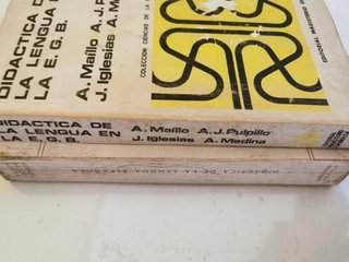 Didáctica de la lengua española.