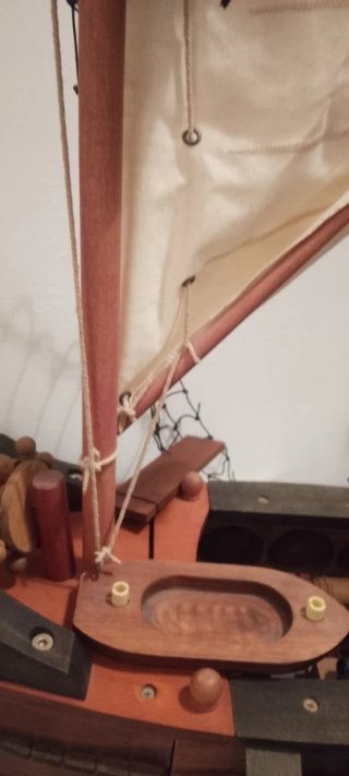 Barco Pirata Madera Grande 73cm Figuras