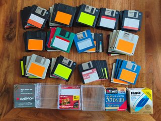 110 Floppy disk 3,5" 1,44MB - formattati e testati