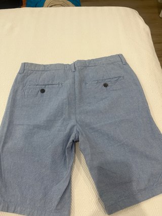Bermudas hombre azul