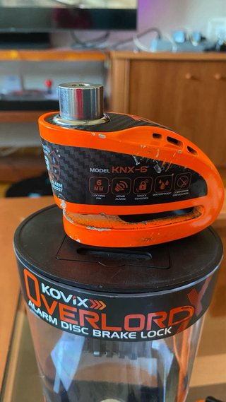 Candado Alarma Disco Moto KOVIX Overlord