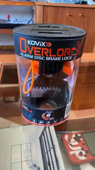 Candado Alarma Disco Moto KOVIX Overlord
