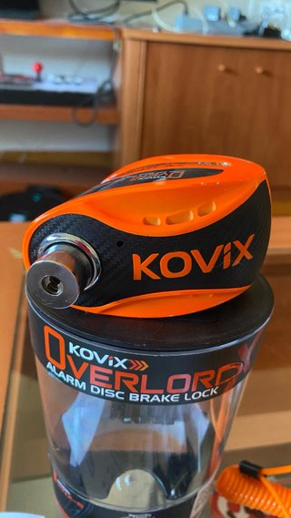 Candado Alarma Disco Moto KOVIX Overlord