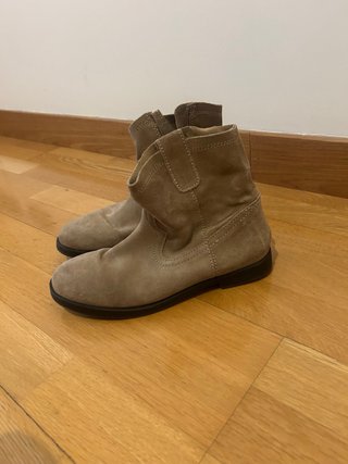 Botines Zara Talla 37 Beige