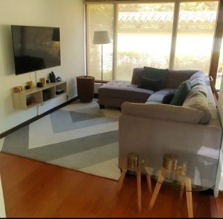 Alfombra moderna tonos grises y beige