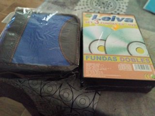2 Paquetes Fundas Dobles CD/DVD Leiva