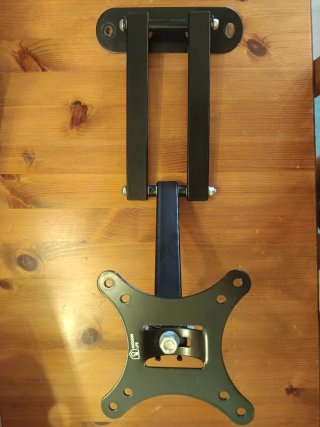 Soporte de pared para TV negro