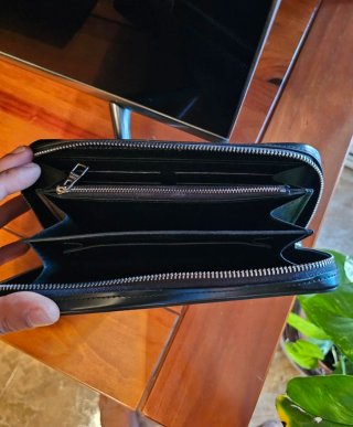 Louis Vuitton Zippy XL Cartera Negra.