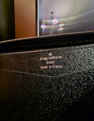 Louis Vuitton Zippy XL Cartera Negra.