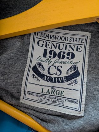 Chubasquero Azul Cedarwood State Talla L