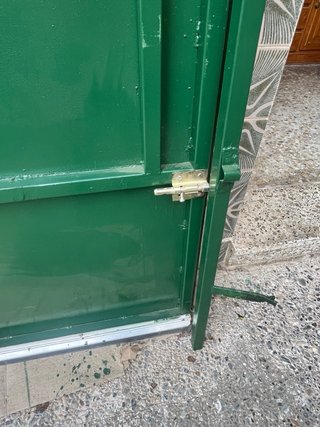 Puerta de Hierro Entrada con Cristal