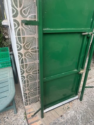 Puerta de Hierro Entrada con Cristal