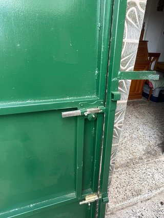 Puerta de Hierro Entrada con Cristal