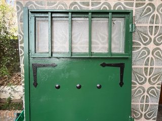 Puerta de Hierro Entrada con Cristal