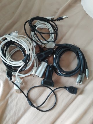 Lote de 11 cables de carga para móvil