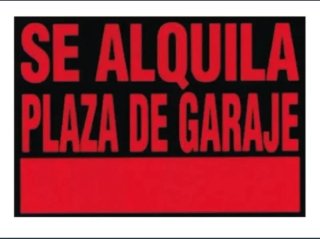 Plaza de parking