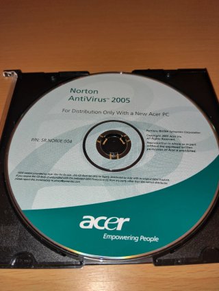 Lotto 2 CD Vintage Acer Dialer + Norton Antivirus