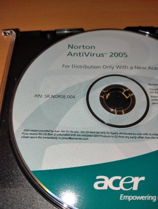 Lotto 2 CD Vintage Acer Dialer + Norton Antivirus