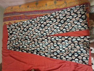 Pantaloni donna fantasia geometrica