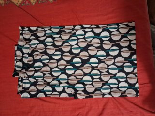 Pantaloni donna fantasia geometrica
