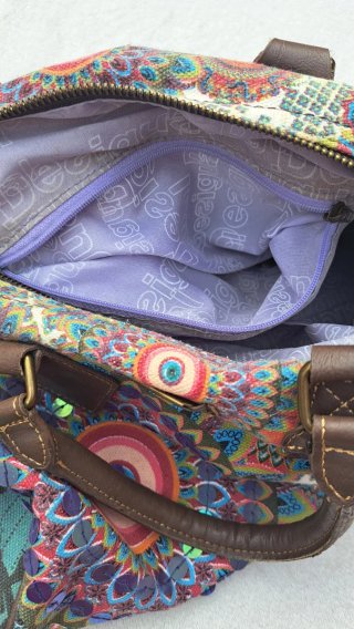 Bolso Desigual Multicolor con Lentejuelas