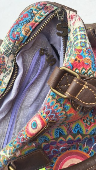 Bolso Desigual Multicolor con Lentejuelas
