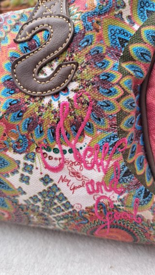 Bolso Desigual Multicolor con Lentejuelas