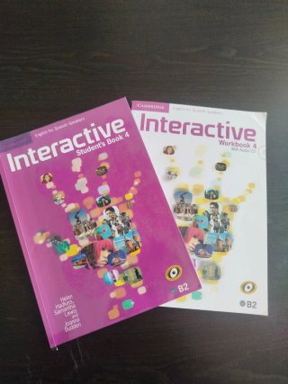 Libro inglés interactive. ISBN 9788483239476