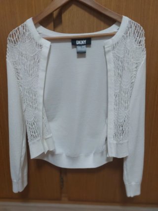 Chaqueta DKNY blanca mujer