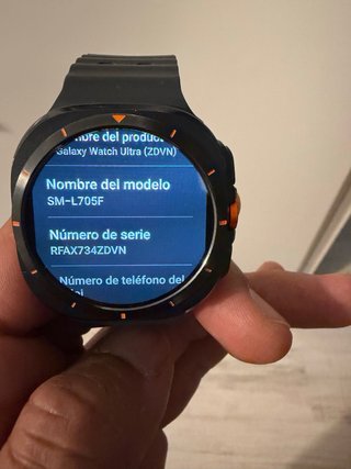 Samsung Galaxy Watch Ultra Negro/Naranja