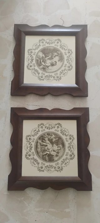 Set 2 Cuadros Decorativos Salón