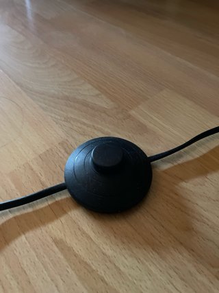 Lámpara de pie cilíndrica luz cálida